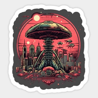 Alien City Sticker